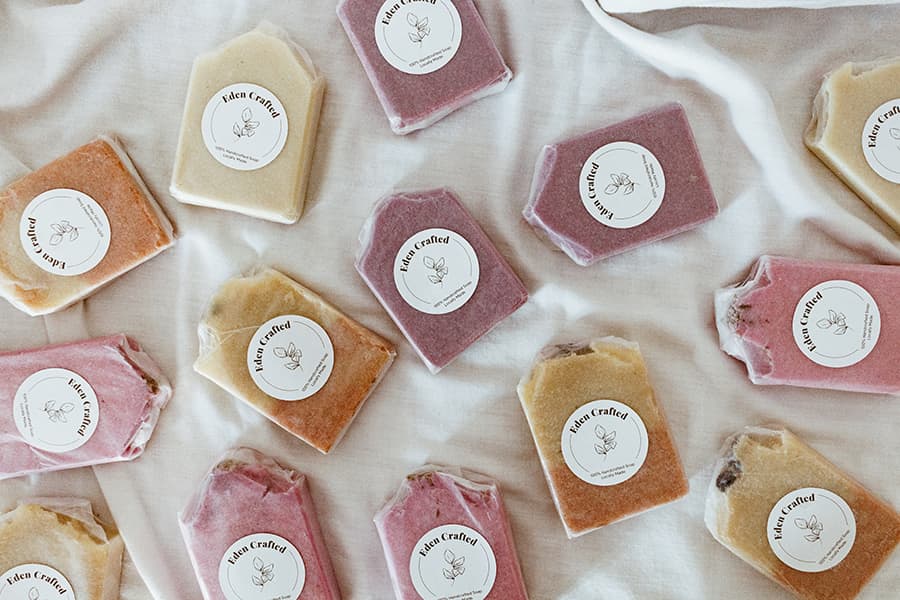 New colorful organic soaps in stock 3